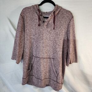 Women's Maroon Hooded Sweater